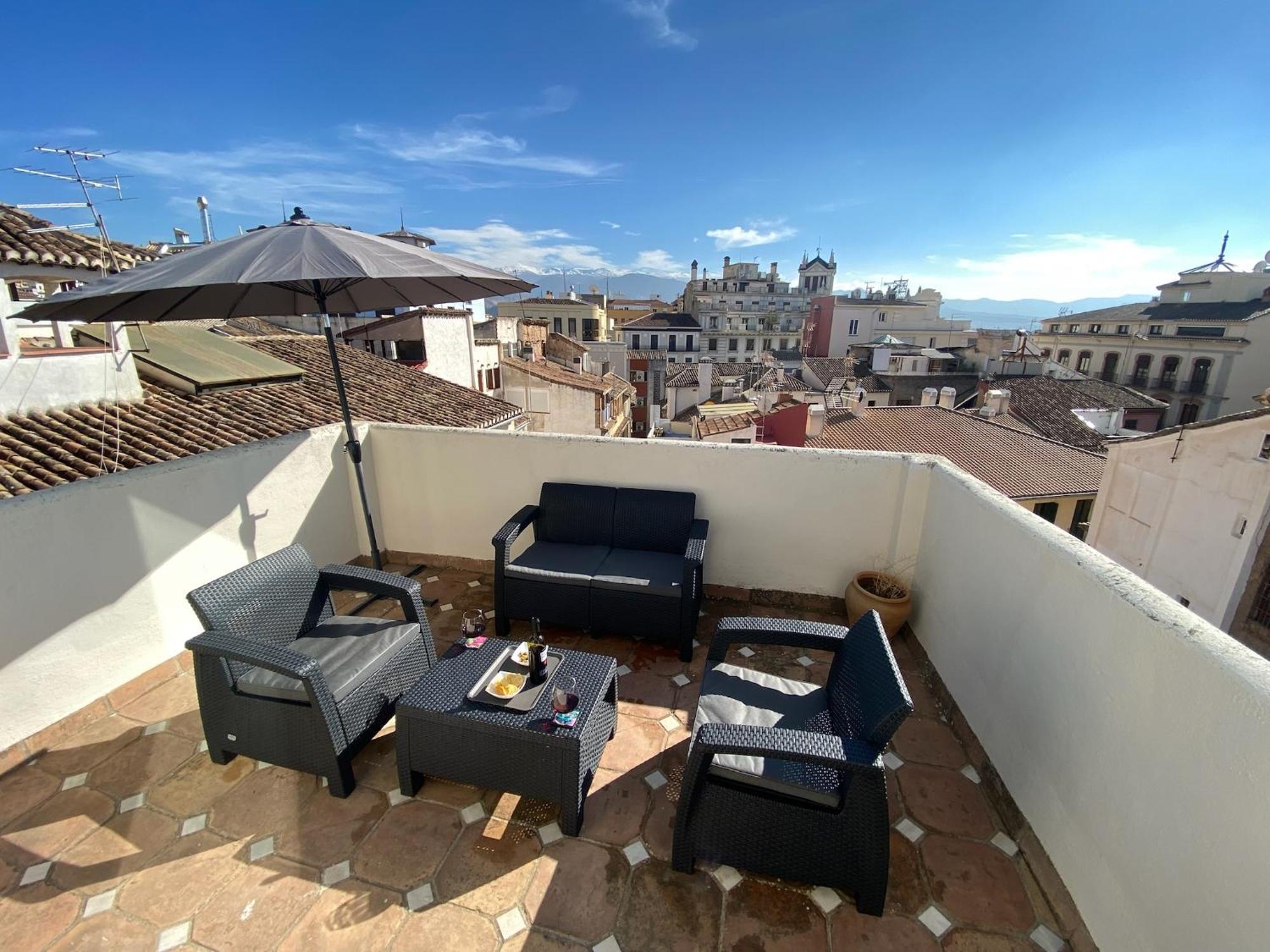 Atico Con Vistas En Granada Centro Daire Dış mekan fotoğraf